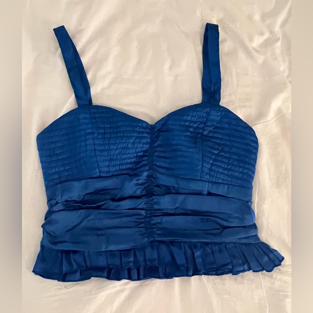 Blue tank top